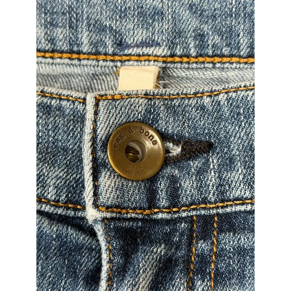 Rag and Bone The Dre Womens Jeans Size 28 Blue Wash Stretch Denim Made USA